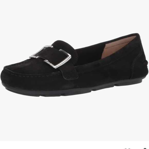 Calvin Klein Shoes - Calvin Klein Lydia Loafer Black Suede